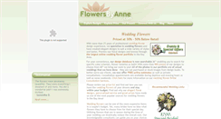 Desktop Screenshot of flowersbyanne.com
