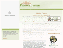 Tablet Screenshot of flowersbyanne.com